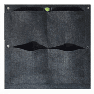 Módulo de jardín vertical 50x50 cm con 4 bolsillos de geotextil