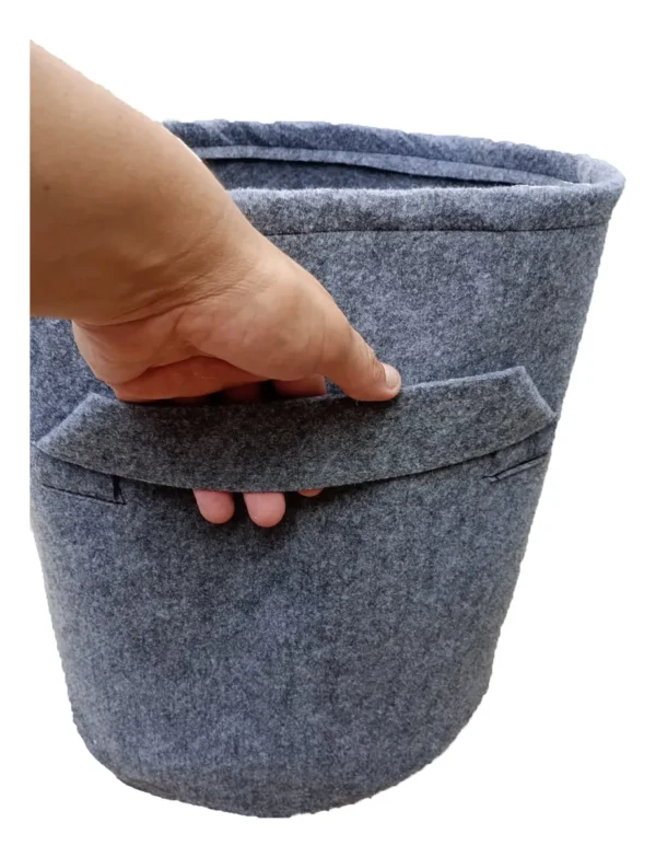 30 litros tomates manijas Maceta Geotextil 30L GreenPoint – Versátil, Resistente y Lavable