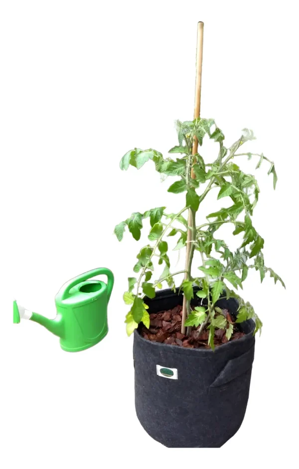 30 litros tomates2 Maceta Geotextil 30L GreenPoint – Versátil, Resistente y Lavable