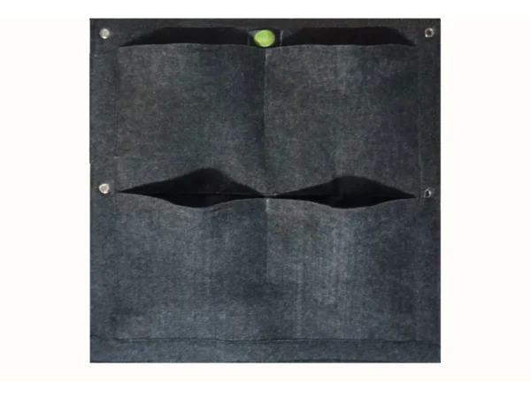 Jardín vertical de geotextil – 4 bolsillos (50×50 cm)
