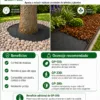 BasecoberturadecoraticaGPtex Geotextil 300g/m² GreenPoint – Jardinería, Mulching y Obra Profesional