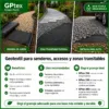 GPtex sendeors Geotextil 300g/m² GreenPoint – Jardinería, Mulching y Obra Profesional