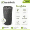 Beneficios de la manta aislante térmica acústica GPtex 20 mm
